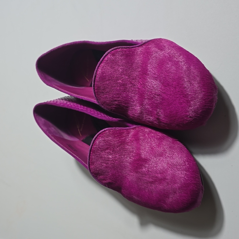Leather flats Brian Atwood Hot Pink Cute